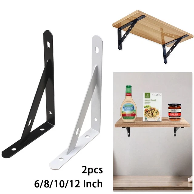 Tripod Shelf Brackets 2pcs Brace Shelf Bracket Exhibition Stand Garden Shelf