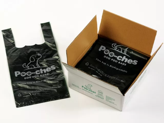 Dog Poo Bags 300 Pack With Tie Handles Strong Biodegradable Premium by Poo-ches® 2