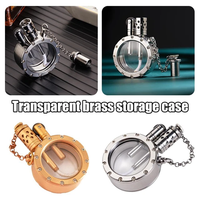 Retro Transparent Kerosene Lighter, Antique Lighter A 2023 Creative F2J8