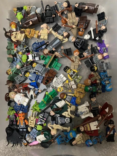 LEGO Minifigure Lot Rare Mint Condition Star Wars LOTR Harry Potter + More