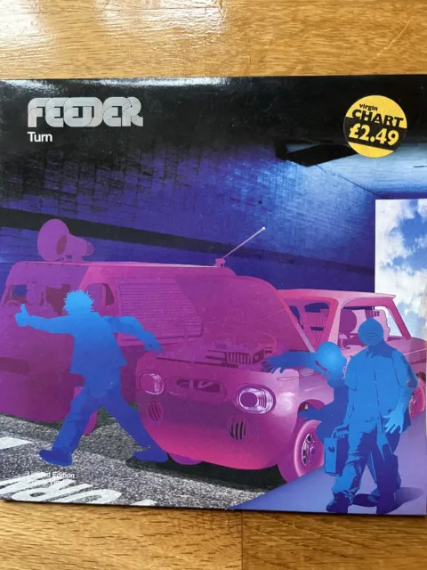 Feeder- Turn /  ECS116 2001 7” Limited Edition Purple Vinyl