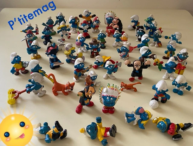 LOT PROMO Schleich : 10 Super Schtroumpfs NEUFS - Figurines Smurfs Collection