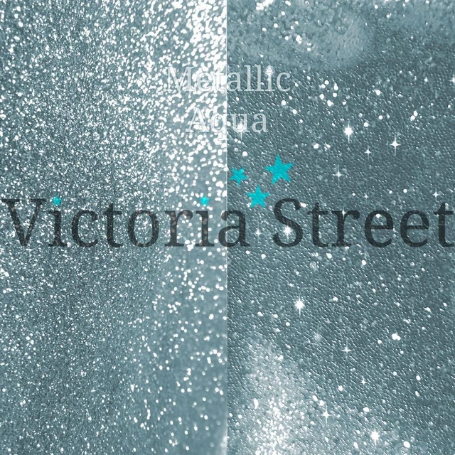 Victoria Street Glitter - Metallic Aqua - Fine 0.008" / 0.2mm (Blue Sea)