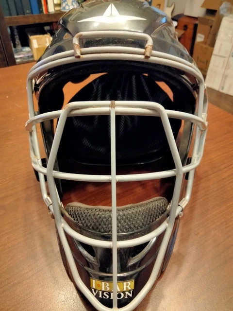 All Star MVP2500-1 Catchers Helmet in Solid Black - Size 7-7 1/2 All Star MVP2500-1 Catchers Helmet in Solid Black - Size 7-7 1/2
