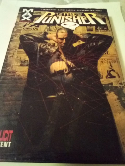The Punisher Vol 1 Marvel Max Hardcover HC HB Garth Ennis Like Mack Bolan 
