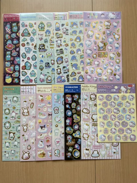 Sanrio Sticker Hello Kitty/Doraemon/Pochacco  Wish me mell/Tuxedosam/Hapidanburi