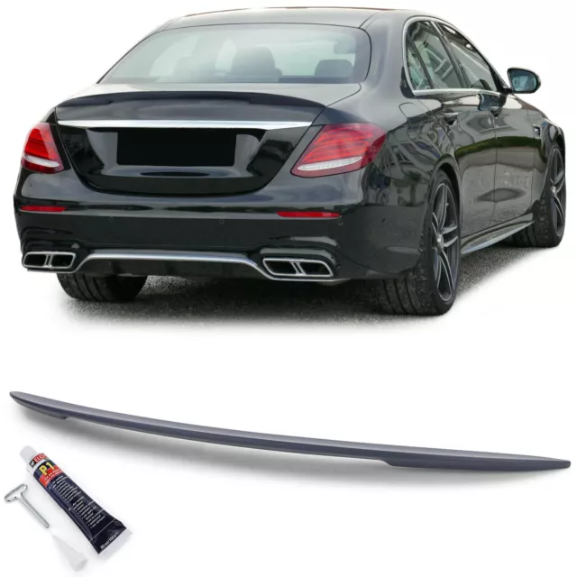 Heckspoiler Spoilerlippe Sport Optik mit ABE für Mercedes E Klasse W213 ab 16