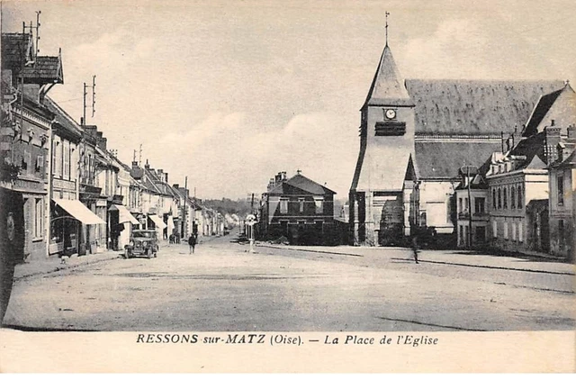 60 - RESSONS SUR MATZ - SAN49161 - La Place de l'Eglise