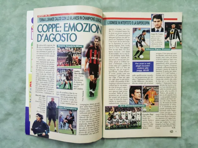 35) Telesette Italian Magazine N 34/2000 Leonardo Milan Brignano Pinchot Figo 3
