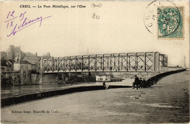 CPA CREIL - Le Pont Metallique sur l'Oise (423964)