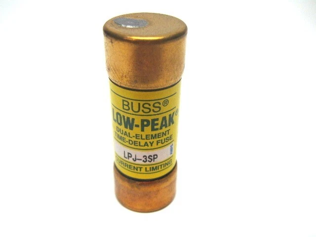 Buss LPJ-3SP Low-Peak Double Eléments Temps Retard Fusible 3 Amp 600 VAC