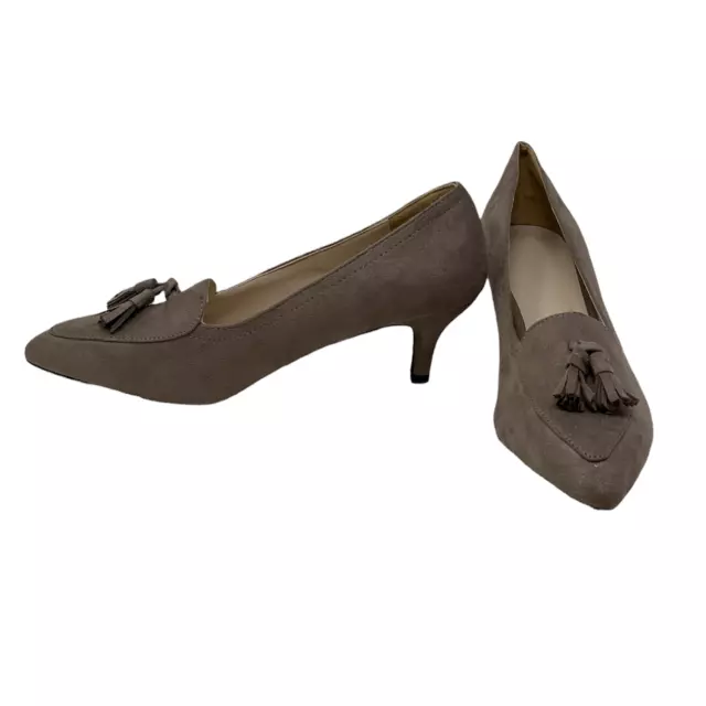 Halston Dubai Taupe Heel Shoes size 9