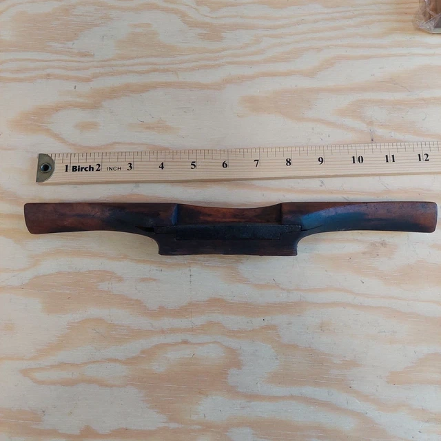 Vintage Wooden Spoke Shave  Wood Working Tool Carpentry Spokeshave