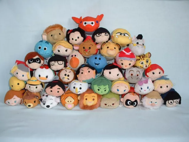 DISNEY TSUM TSUM Soft Beanie Mini Plush Toys *PICK FROM BUNDLE SET* (PRINCESS)