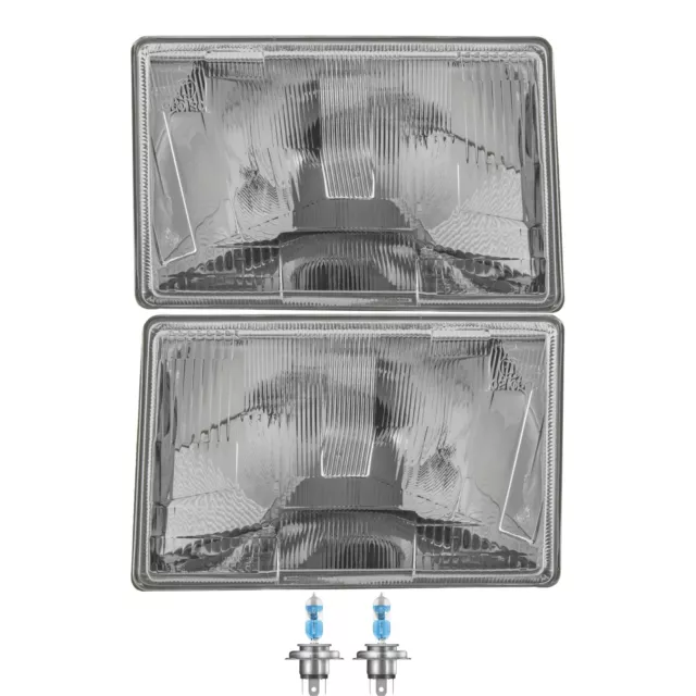 Set Fanali Destra Sinistra H4 per Jeep Grand Cherokee I Zj Zg Incl. Lampade Luce