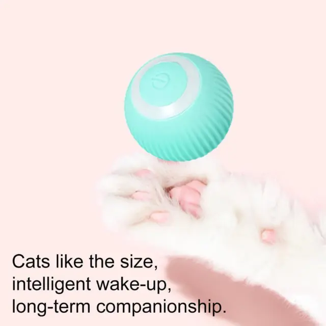 Automatic Smart Kitten Cat Toy Ball Rolling Interactive Rotating Catnip E9 E4A4