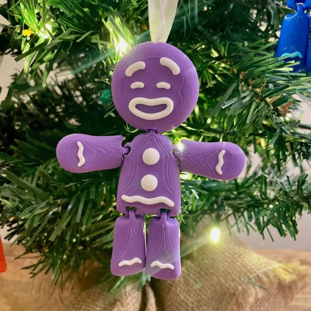 Flexi Gingerbread Man - Christmas Tree Decoration