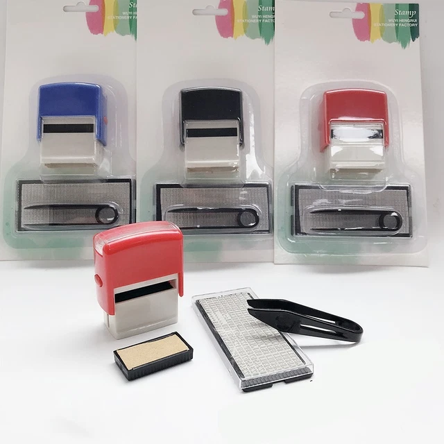 Hochwertige Briefmarken-Kit zum Selbermachen selbstfärbende Pinzette Kunststoff