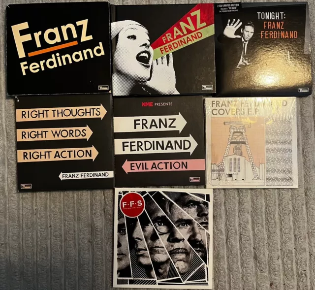 Franz Ferdinand 11 Cds Debut So Much Better Tonight Right Thoughts Ffs Covers Ep
