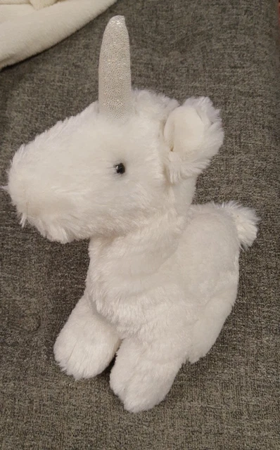 Manhattan Toy Company Sparkle Unicorn Plush ~ Stands ~ Stuffed Animal Toy~ White