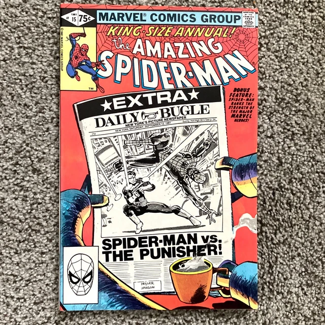 The Amazing Spider-Man King-Size Annual #15 (9.4) 1981 - Punisher Marvel - Key!