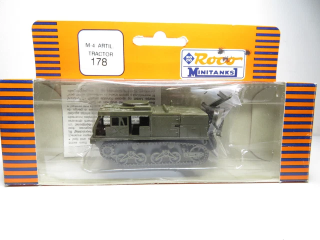 2123HO - ROCO Minitanks 1/87 178 - Artillerie Zugmaschine M 4 - top in ...