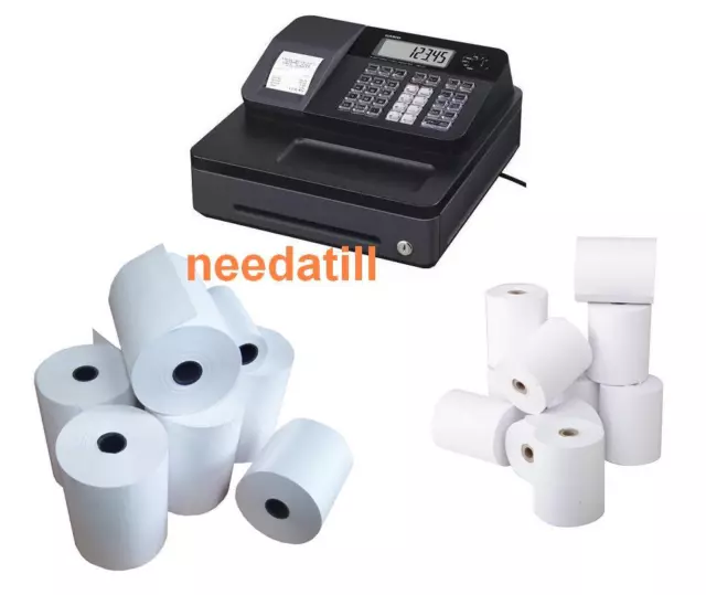 TILL ROLLS TO FIT - Casio SE-G1 Black Cash Register SEG1 SEG-1 SE G1