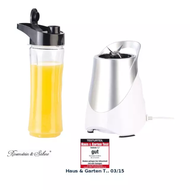 2in1-Standmixer inklusive Smoothie-Mix-Trinkbecher, 300 Watt, 600 ml