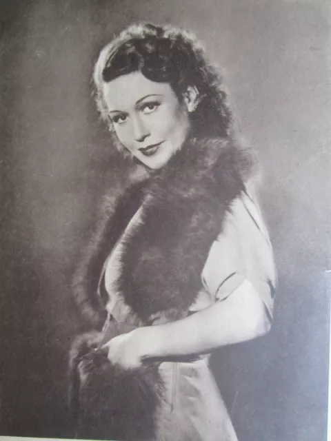 Orig. Foto Werbung Film Cinema Schauspielerin actress Heli Finkenzeller um 1940 2