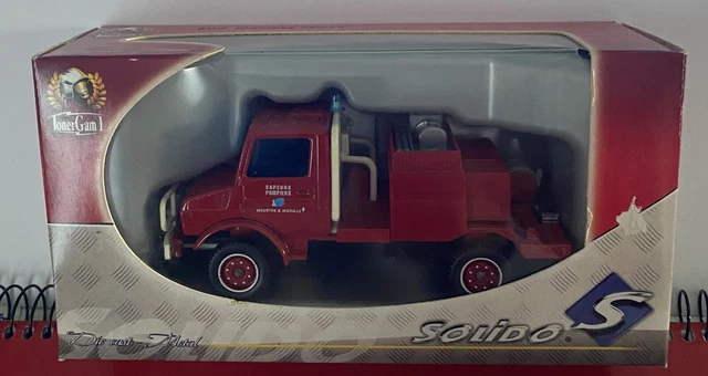 Solido 2146 MERCEDES UNIMOG FEUX DE FORET 1/50 Modellino