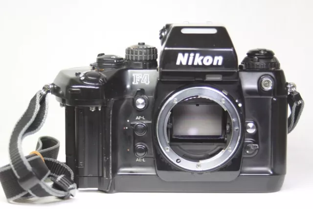 LIRE! Nikon F4 SLR 35 mm Film Camera Body Only DP-20 Noir Fabriqué au Japon