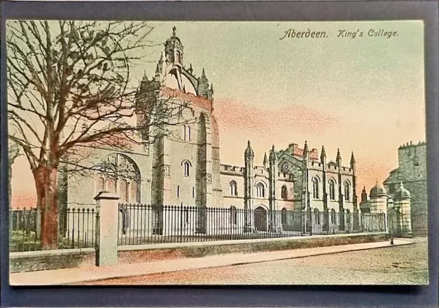 Aberdeen Postcard 1904 Scotland Kings College Postally Used