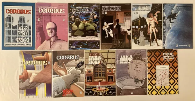 Cerebus (1984-89 - 11 issue lot) #64, 76, 82, 84, 85, 87, 96, 97, 121, 123, 183
