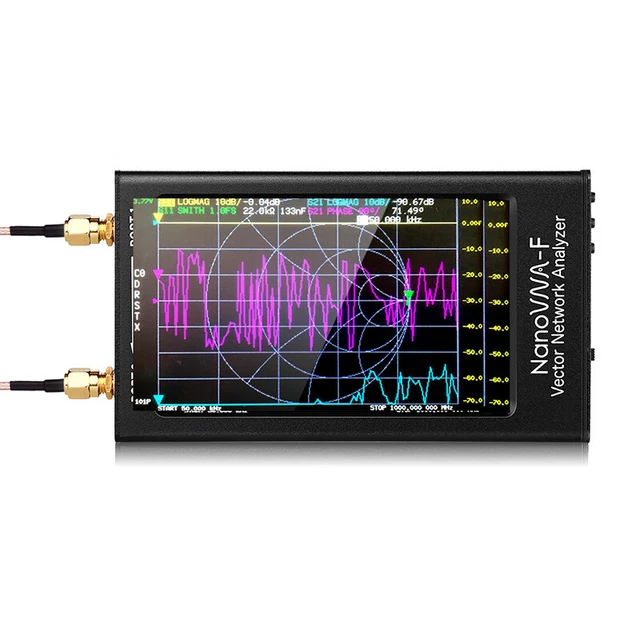 NANOVNA-F NANOVNA VHF Vector HF UHF VNA Antenna Analyzer with 4.3'' LCD ...