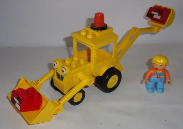 Lego Duplo Baustelle Bob Der Baumeister Bagger Baggi 3772 !!