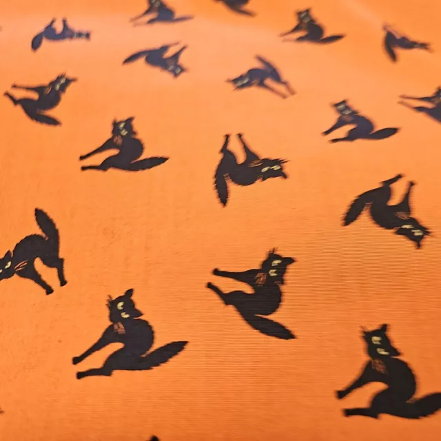 Black Cats  Cotton Fabric Need'l Love Andover Makower By the Yard