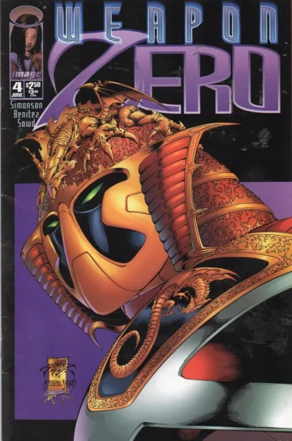 Image Comics Weapon Zero Vol 2 #4 June 1995 VF