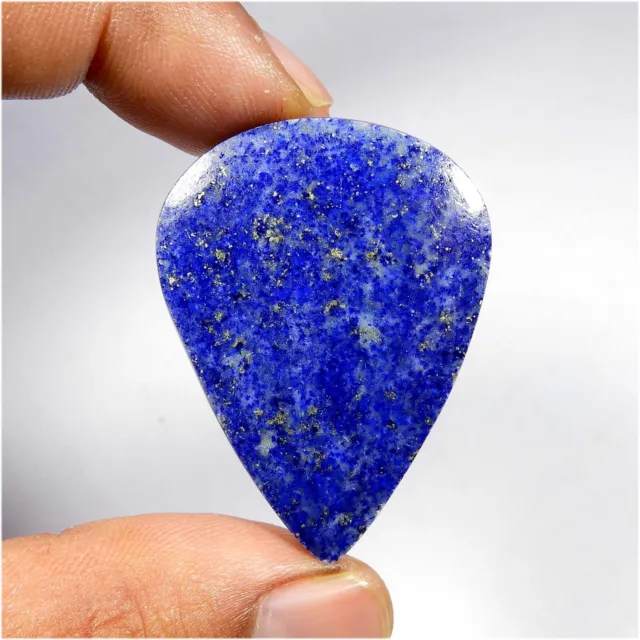 Golden Mark Blue Lapis Lazuli Cabochon Pear Loose Natural Gemstone 58 Cts #8950