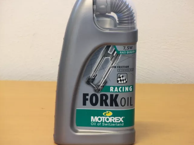 17,95€/l Motorex Racing Fork Oil Gabelöl SAE 7,5W 2 x 1 Liter