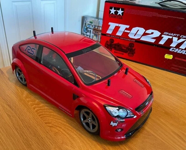 TAMIYA RC TT-02 Type-S Chassis Car Kit with Ford Focus Shell - TT02 £ ...