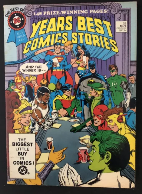 BEST OF DC BLUE RIBBON DIGEST #52 YEAR'S BEST COMICS STORIES (September 1984)