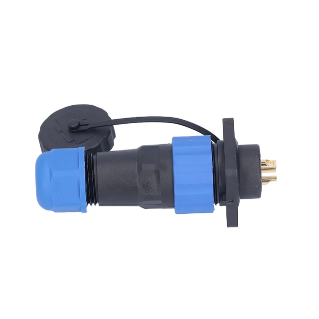 Waterproof Plug Socket Adapter WATERPROOF PLUG SOCKET Aviation Power Connector Butt Terminal Adapter ...