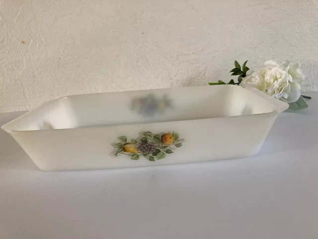 20⚜️ Ancienne Cocotte Plat Four Arcopal France Décor Fleur