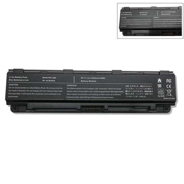 New Battery for Toshiba Satellite C850 C855D C855-S5206 C855-S5214 PA5024U-1BRS