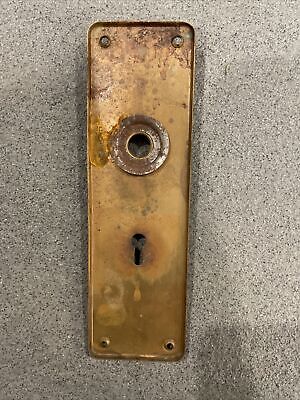 Antique/Vintage Brass Door Plate, Backplate, Escutcheon, Antique, Hardware 2