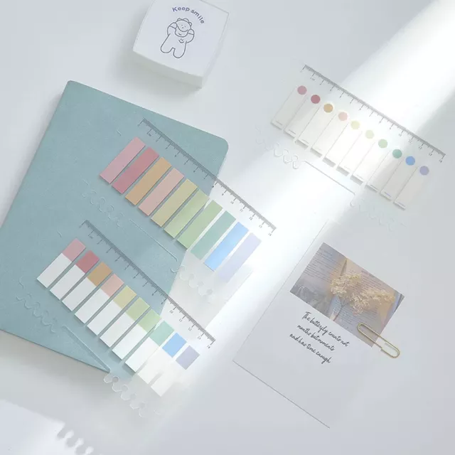 Sticky Notes Loose-leaf Memo Pad Stickers Index Flags Tabs Page Markers Paper