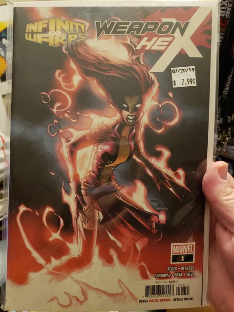 Infinity Warps Weapon Hex #1 Marvel 2018 Wars Vf
