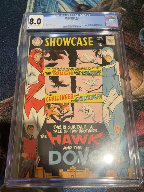 DC Showcase #75 (1968) 1st Appearance of Hawk And Dove CGC 8.0 Key Titans