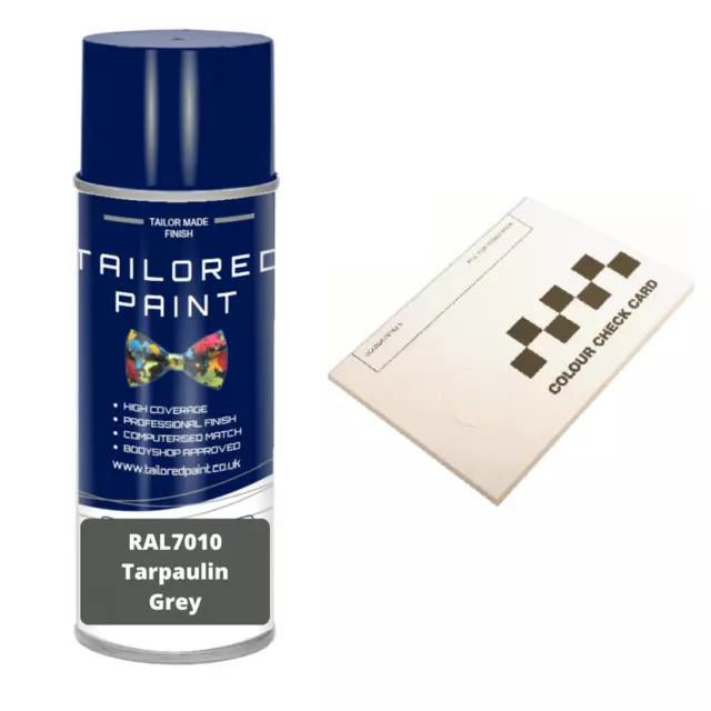 RAL7010 TARPAULIN GREY Satin Aerosol Paint Outdoor Indoor Metal Wood Furniture