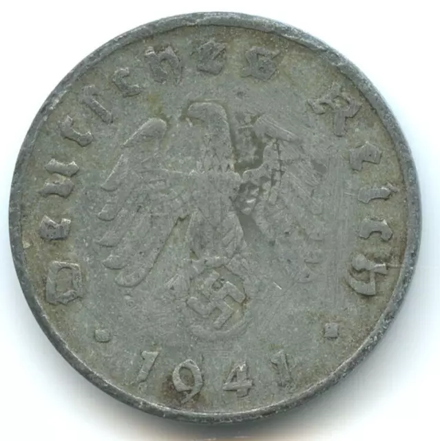 Germany 10 pfenning 1941 D n°E2400